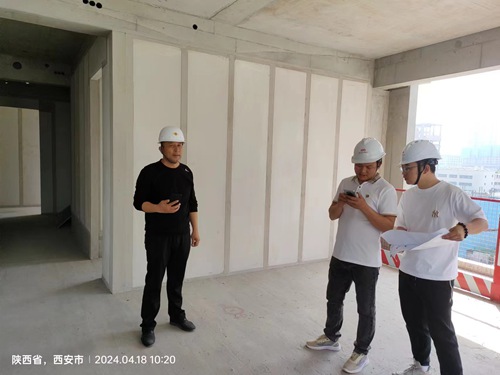 西安金泰·青龍臺項目二期樣板間現(xiàn)場
